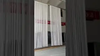 Blindify huge motorized sheer vertical blinds (white)