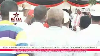 FUNDRAISING AND BRICK LAYING CEREMONY FOR MADARASATUL NAJAH WAQF PROJECT