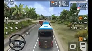 Bus Simulator Indonesia - crazy driving test