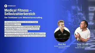 WEBINAR Peter Hinojal HOLD STRONG und Nick Bol MYOKRAFT  Selbstzahlerbereich Physiotherapie