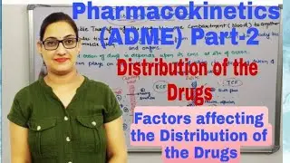 Pharmacokinetics(ADME) Part-2# Distribution of the Drugs# Factors Affecting the Drug Distribution