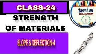 SOM CONJUGATE BEAM CLASS-24|| SLOPE AND DEFLECTIONS-4 #sscje #rrbje  #somclasses| #ecet #aecivil