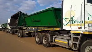 Afri-Link Logistics, 34ton side tipper link