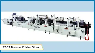 Used Brausse Folder Gluer &mdash; Best Graphics (USA)