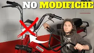 MONTARE UN MANUBRIO DA BICI BMX SUL PIAGGIO SI