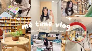 me time vlog (bible journaling, coffee shop, gramedia) | indonesia