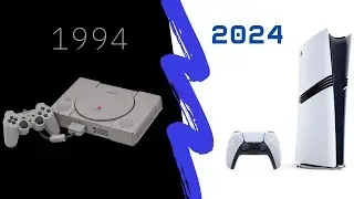 Evolution of Playstation Consoles (1994-2024)