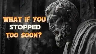 Stoic Lessons: How Persistence Transforms Your Life #stoicism