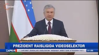Prezident raisligida videoselektor (Toshkent)