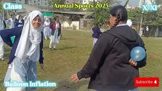 SPSC Annual Sports 2025 ( Balloon Inflation Game)  Class - (X-XI) Girls #happylife #school #student