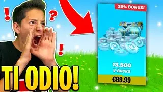 SHOPPO TUTTO il PASS con I SOLDI di CAP e LUI...🤣SCHERZO EPICO! *IMPAZZISCE* FORTNITE ITA