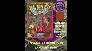 Planet Comics 01 | Digital Comic Book | Jan 1940 | English Language | Sci-Fi | PDF #shorts