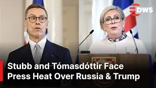 Tough Questions: Finland & Iceland President Confront Media on Russia, Trump & Nordic Security |AC1E