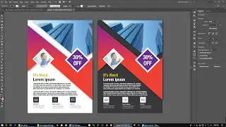 Adobe illustrator CC 2019 | Flyer design | Poster design | Banner Design Tutorial | Photoshop CC