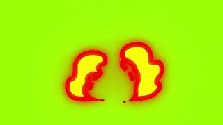 FREE Cartoon Fire & Flame Animation (Green Screen) | No Copyright Fire Elements VFX