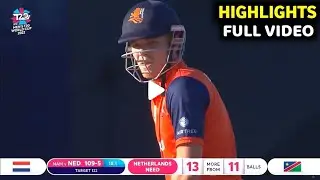 Netherlands vs Namibia 5th T20 World Cup 2022 Full Match Highlights netherland vs namibia highlights
