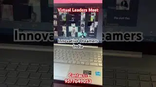 Innovative Dreamers India virtual Leaders Meet//Tbg official business #directselling #dreamersindia