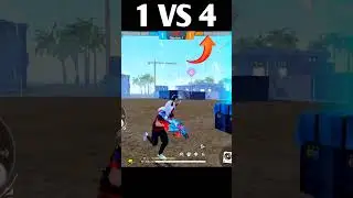 1 VS 4 WITH DRACO AK MAX IN GARENA FREE FIRE GRANDMASTER LOBBY #shorts