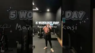 5 Workout Day, Manut Aplikasi. Bismillah, Ikhtiar sehat.