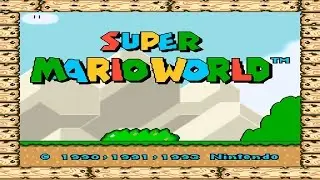 Super Mario World HD [ Intro Title Screen & In Game ]