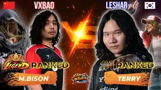 SF6 ✊ VXBAO (M.Bison) vs LESHAR (#1 Ranked Terry) ✊ High Level Gameplay