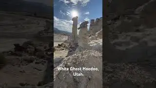 Exploring the surreal beauty of White Ghost Hoodoo in Utah!  #WhiteGhostHoodoo