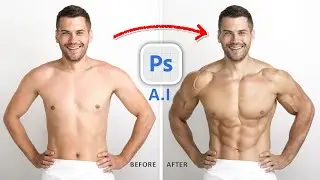 FIT BODY WITH SIX PACK IN A.I PHOTOSHOP