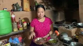 FISH & DHIDO 🐠🥘🍛Last Part // Solo Kitchen// Rural Village 