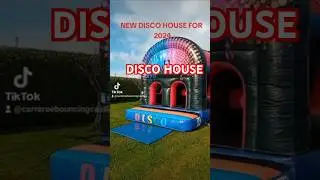 DISCO HOUSE OBSTACALE COURSE BOUNCING CASTLE COMES WITH DISCO LIGHTS AND BLUETOOTH SPEAKER 💖 ❤️