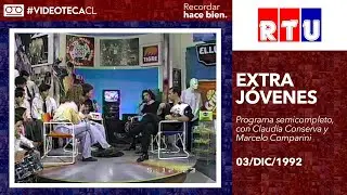 Extra J&oacute;venes - Programa semicompleto (3 de Diciembre de 1992)