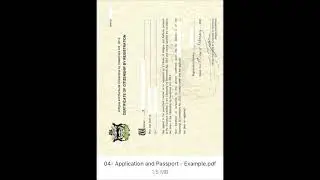 Antigua & Barbuda application and passport examples!