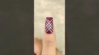Pretty and Beautiful Nail Art Design with Striping Tape #like #comments #subscribe #viralshort