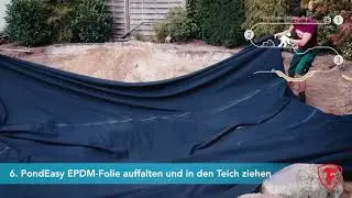 Teichfolie EPDM Folie f&uuml;r den Teich, Fischteich, Schwimmteich, Gartenteich www.teichfolie.de/