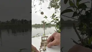 Small throwing machine but very powerful throwing force# Trebuchet #catapults #england #usa