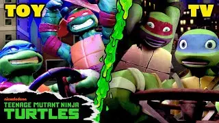 TMNT Toys | Ninja Turtles Ride the SHELLRAISER Through the City! 💨 | Teenage Mutant Ninja Turtles