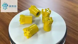 Top Hammer Rock Drilling Tools 38mm Taper Rock Drill Button Bit for Hard Rock Drilling