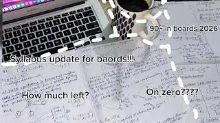 Boards 2026!! Pcm syllabus update and day 1 of 20 days challenge for boards