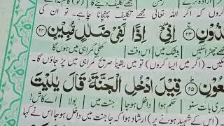 Tarjama ayat 21 to  sorah yadeen# viral# trend
