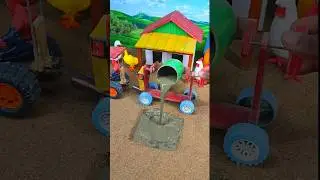 mini tractor wala video | diy tractor construction machine science project | #shorts #youtubeshorts