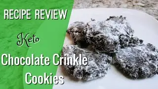 Keto Chocolate Crinkle Cookies Recipe Review|1Net Carb Christmas Cookie| Keto, Low Carb & Sugar-Free