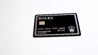Rolex (Brushed Black) | Lion Card