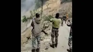 Massive Landslide in Anjaw District of Arunachal Pradesh