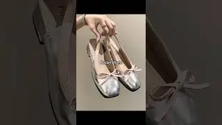 silver ballet shoes