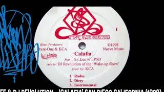 ICY LEE & DJ REVOLUTION - &lsquo;CALAFIA&rsquo; (DIRTY) STEPPIN RAZOR PRODUCTIONS SAN DIEGO CALIFORNIA (1998)