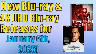Новые релизы на Blu-ray и 4K UHD Blu-ray запланированы на 6 января 2026 года!