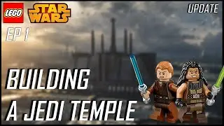 BUILDING A JEDI TEMPLE - UPDATE 1 l ON POSE LES BASES [FR]