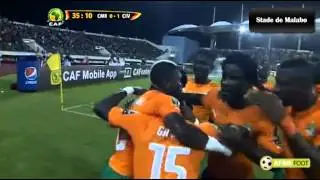 La superbe frappe de Max-Alain Gradel - Cameroun vs C&ocirc;te d'Ivoire (0-1) | CAN 2015