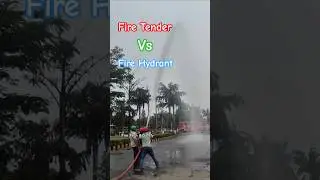 Fire Tender Vs Fire Hydrant #firetender #firehydrant #firetenderpressure #firehydrantpressure