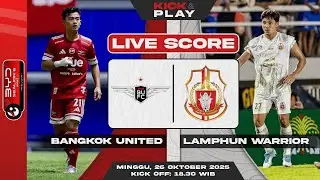 🔴 Bangkok United vs Lamphun Warrior | Thai League 1 | LIVE SCORE
