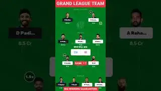 CSK vs RR fantasy prediction ✌Grand League Team✌#shorts #cricket #dream11 #dreamteam #cskvsrr